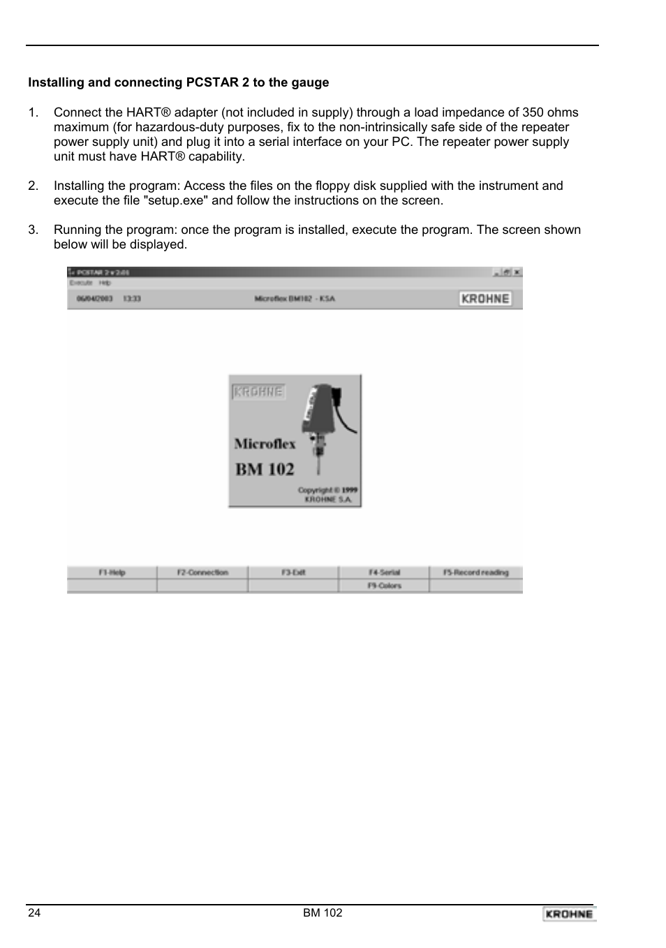 KROHNE BM 102 Handbook User Manual | Page 24 / 92