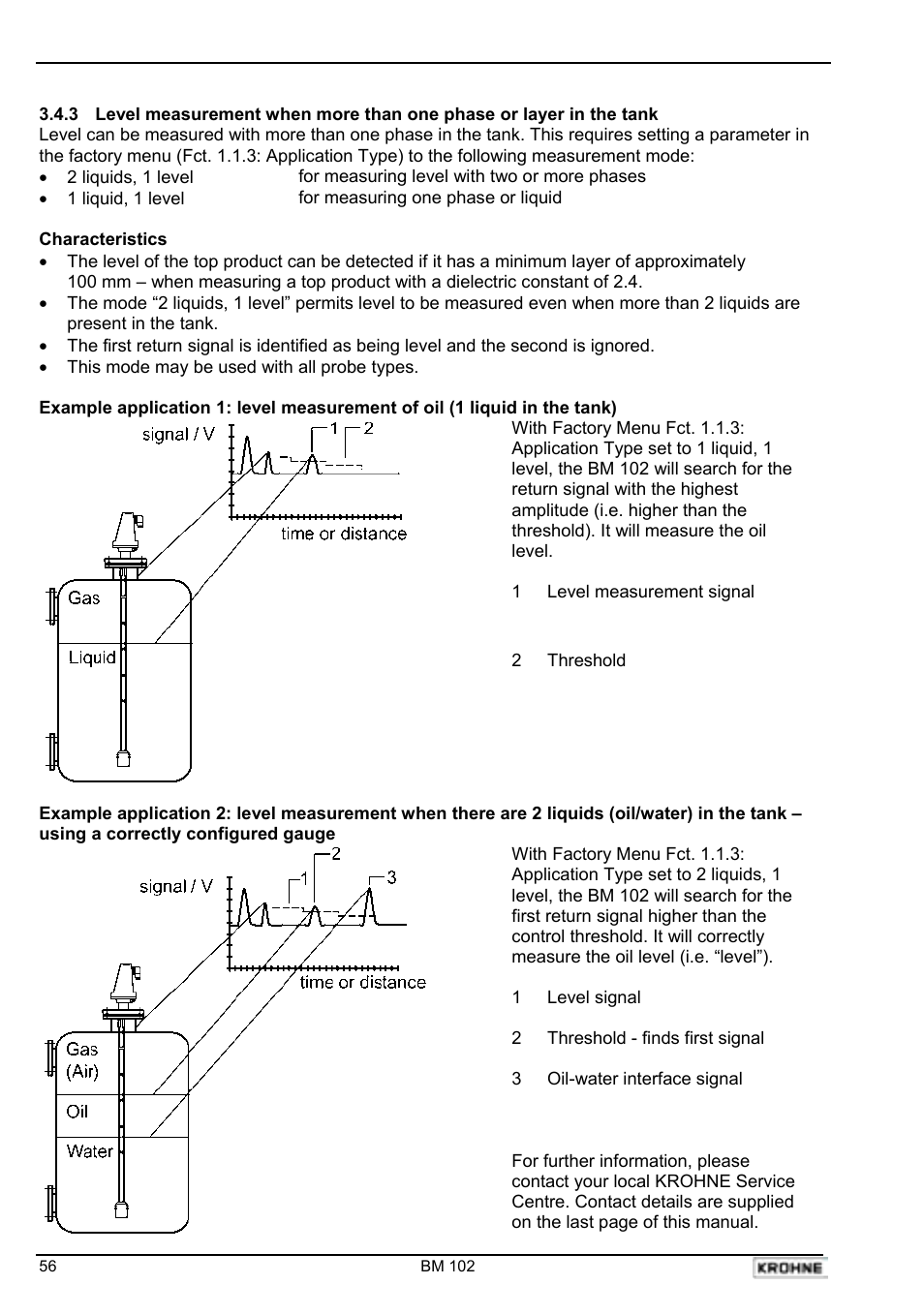 KROHNE BM 102 Handbook User Manual | Page 56 / 92