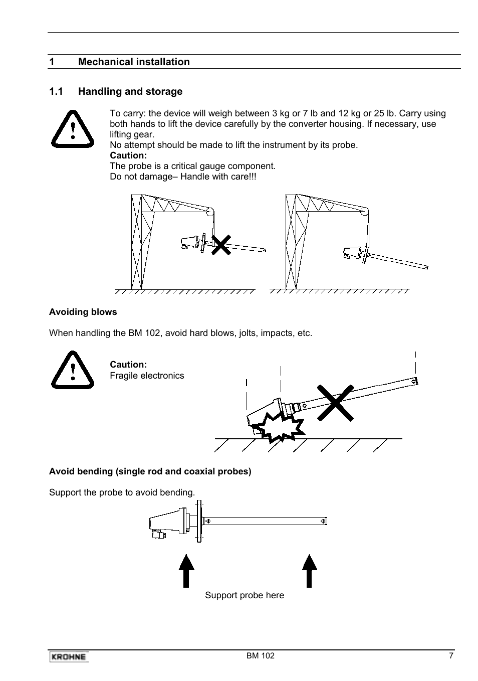 KROHNE BM 102 Handbook User Manual | Page 7 / 92