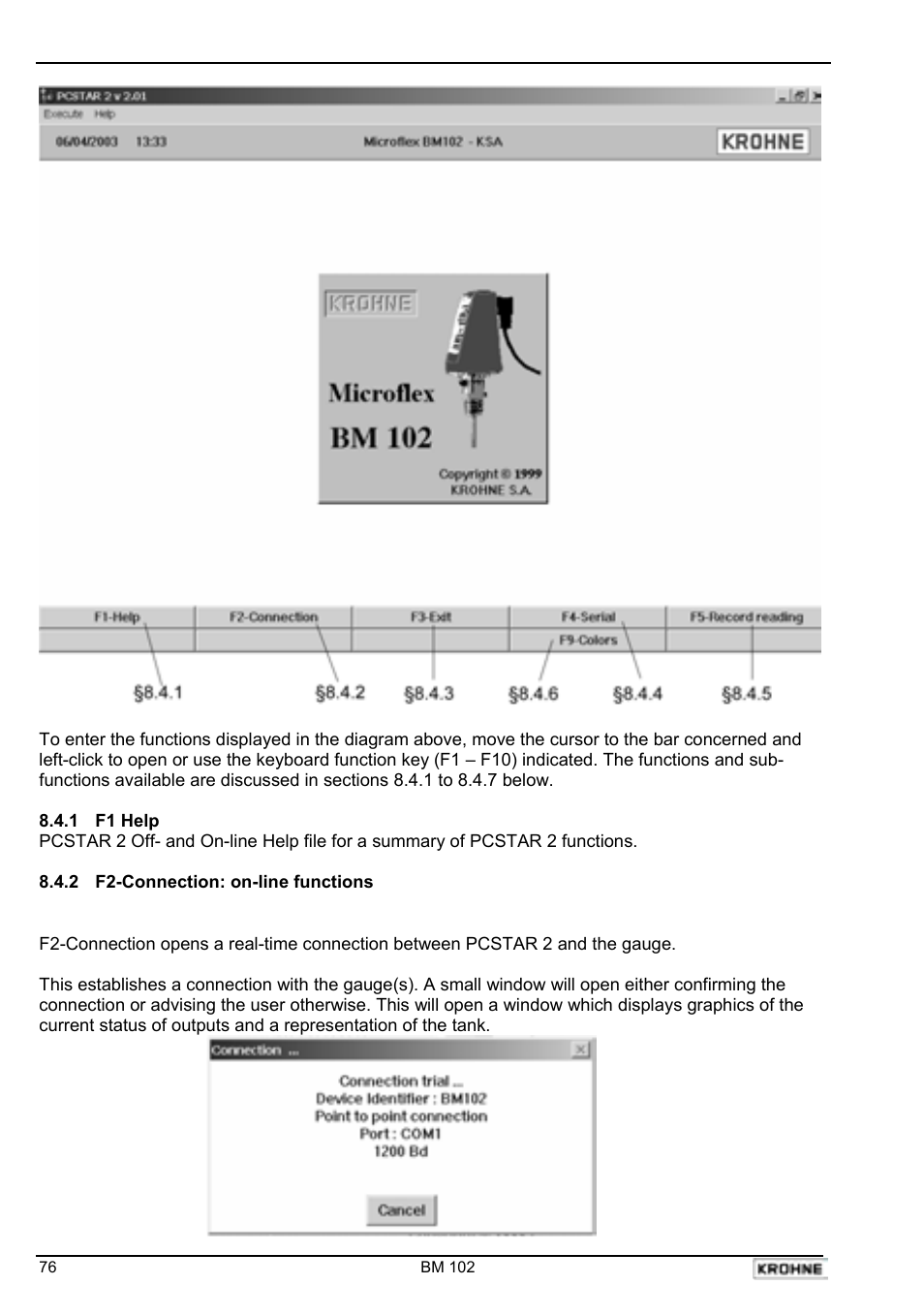 KROHNE BM 102 Handbook User Manual | Page 76 / 92