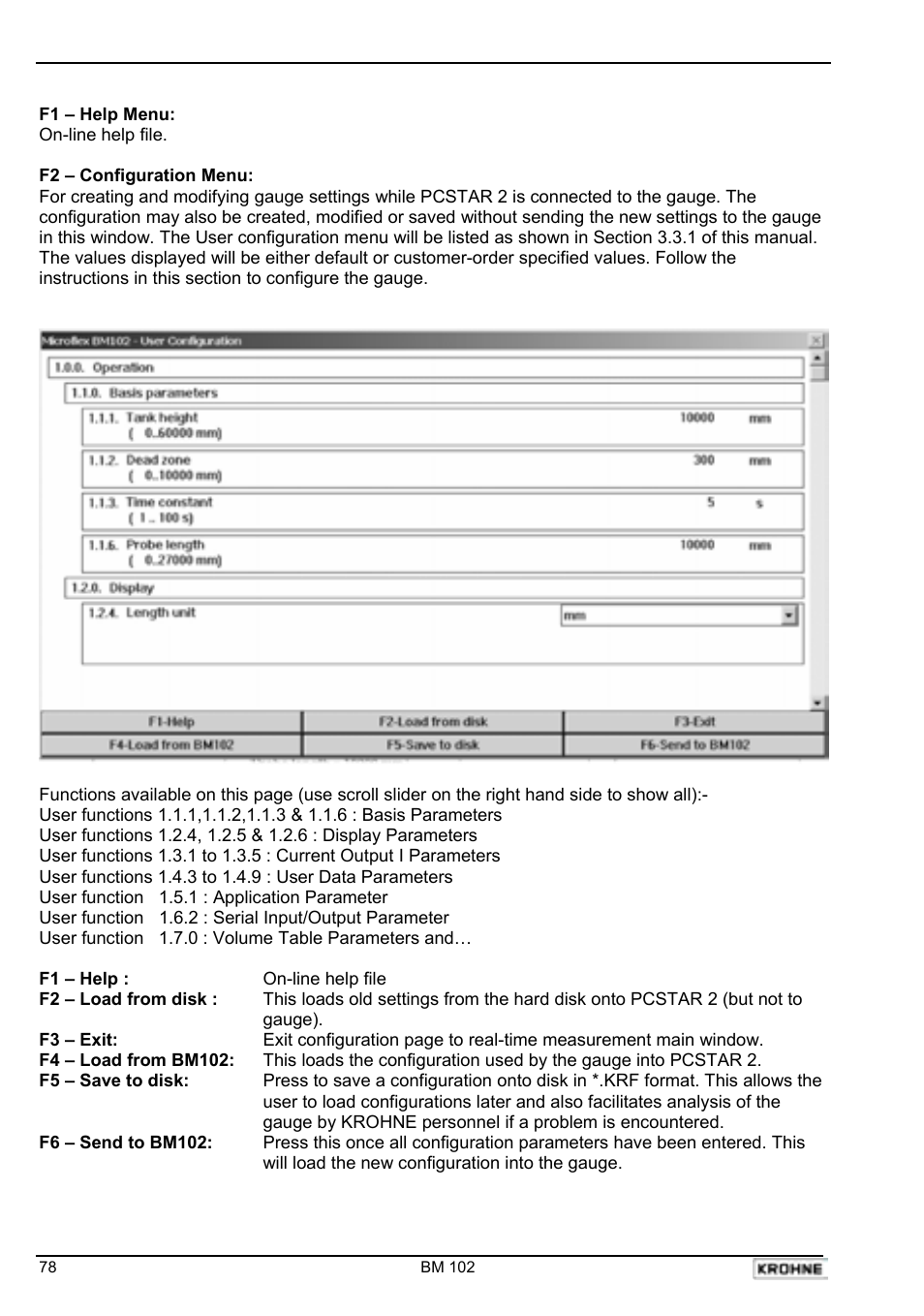 KROHNE BM 102 Handbook User Manual | Page 78 / 92