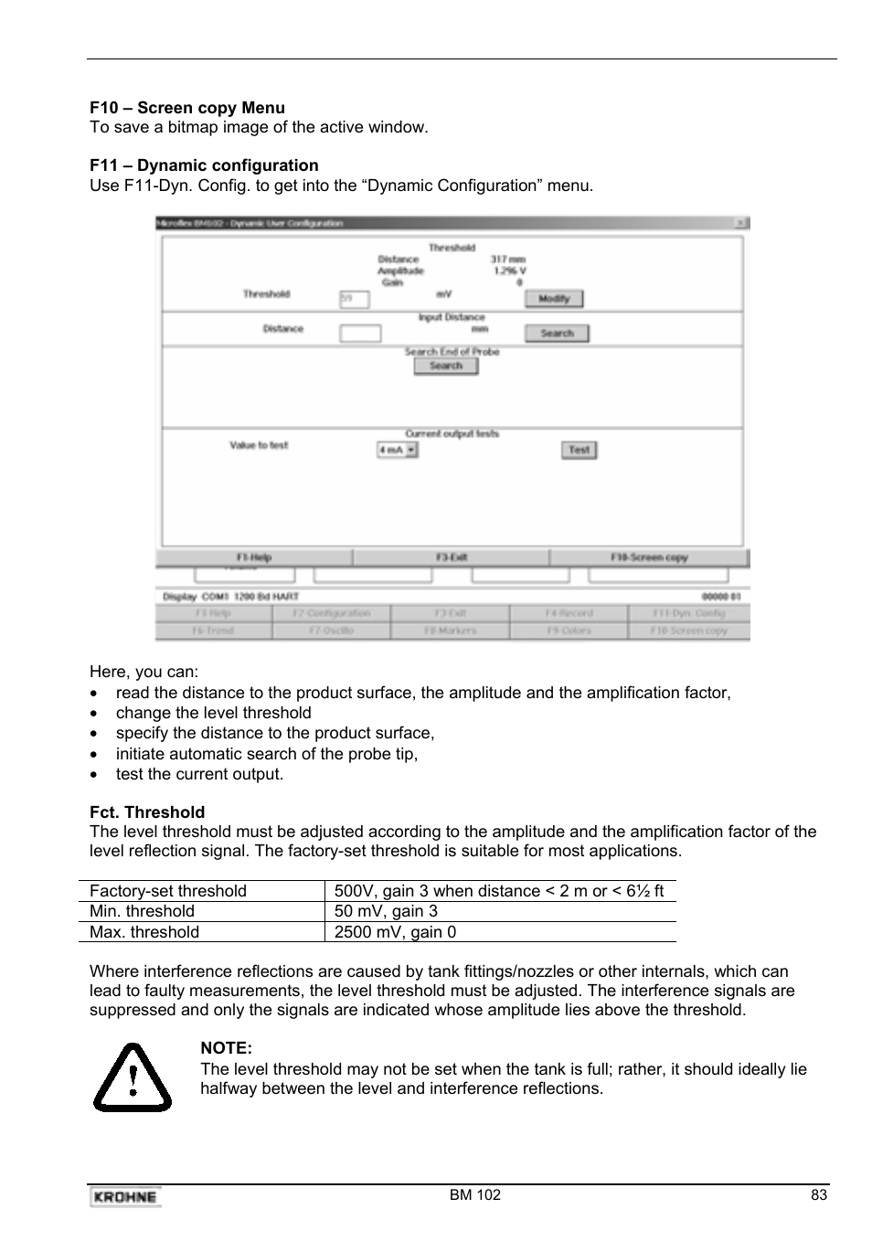 KROHNE BM 102 Handbook User Manual | Page 83 / 92
