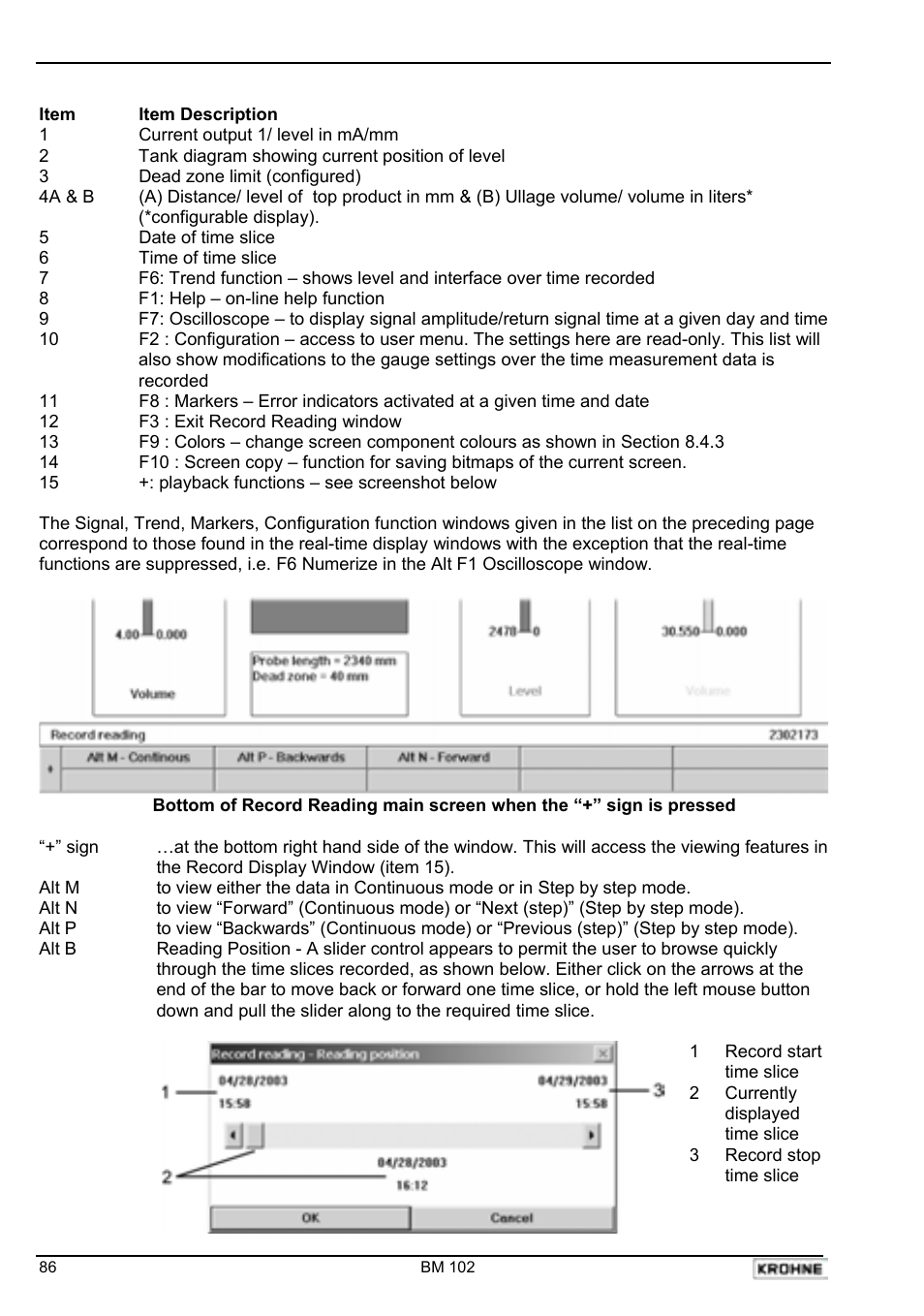 KROHNE BM 102 Handbook User Manual | Page 86 / 92