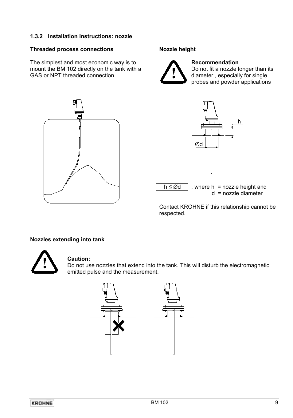 KROHNE BM 102 Handbook User Manual | Page 9 / 92