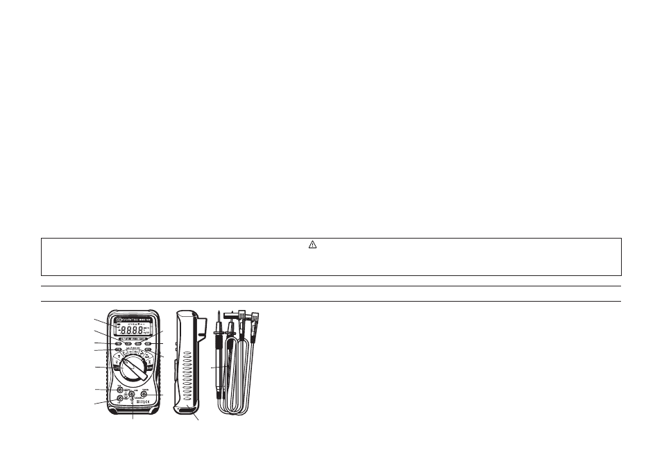 Instrument layout | KYORITSU 1009 User Manual | Page 6 / 13