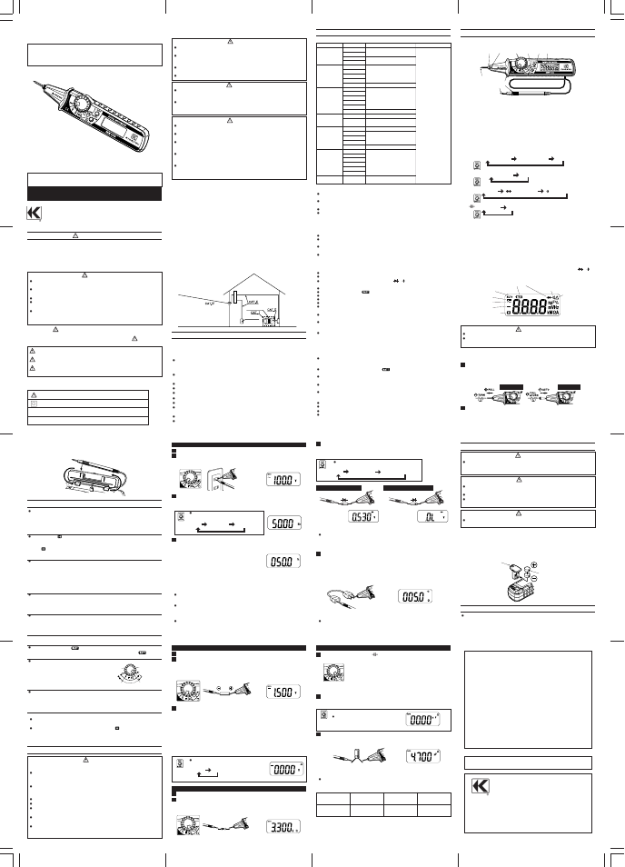KYORITSU 1030 User Manual | 1 page