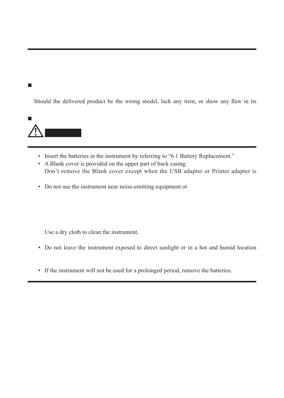 Operation, 1 precautions before measurement | KYORITSU 1062 User Manual | Page 20 / 58