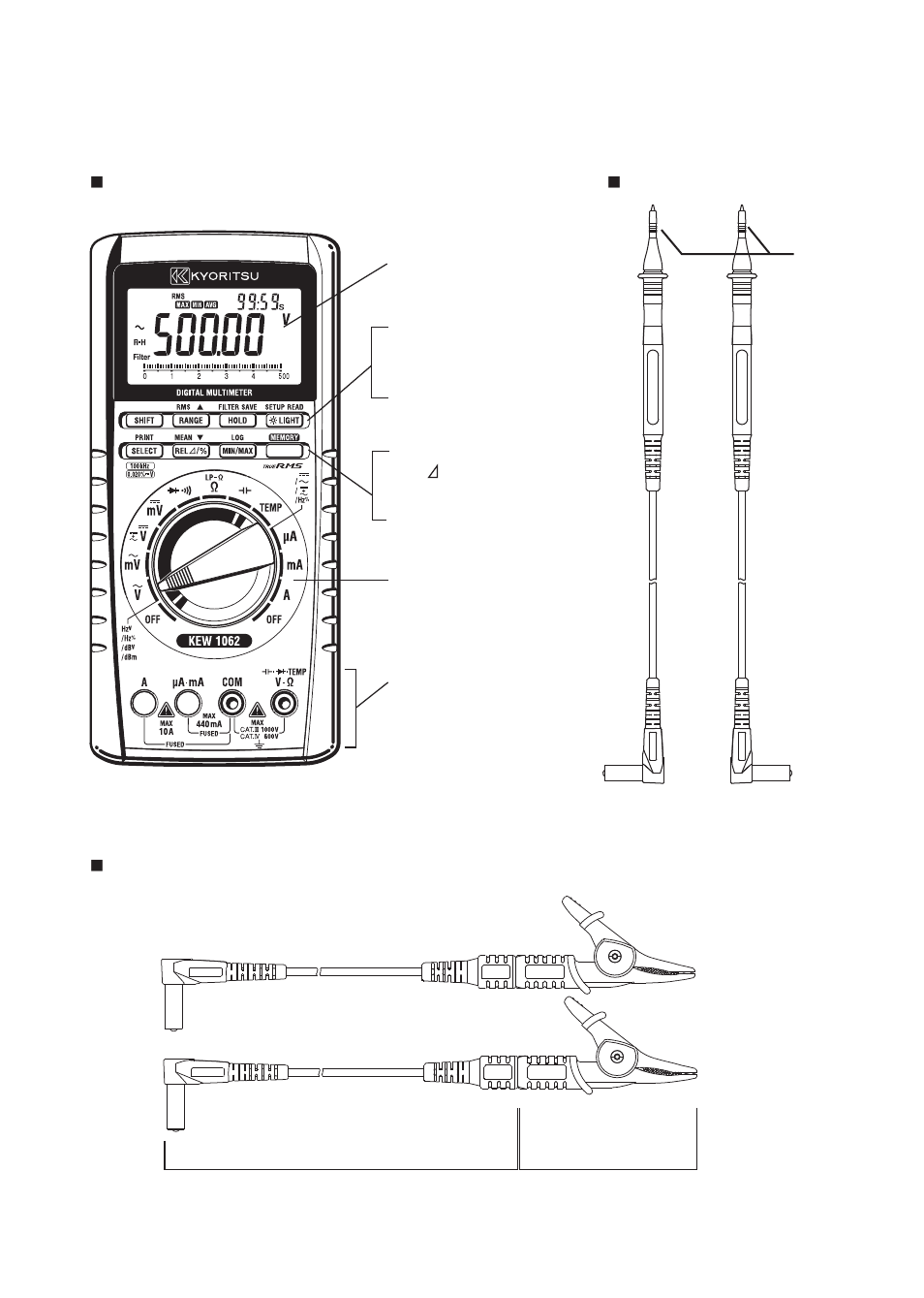 2 components | KYORITSU 1062 User Manual | Page 21 / 58