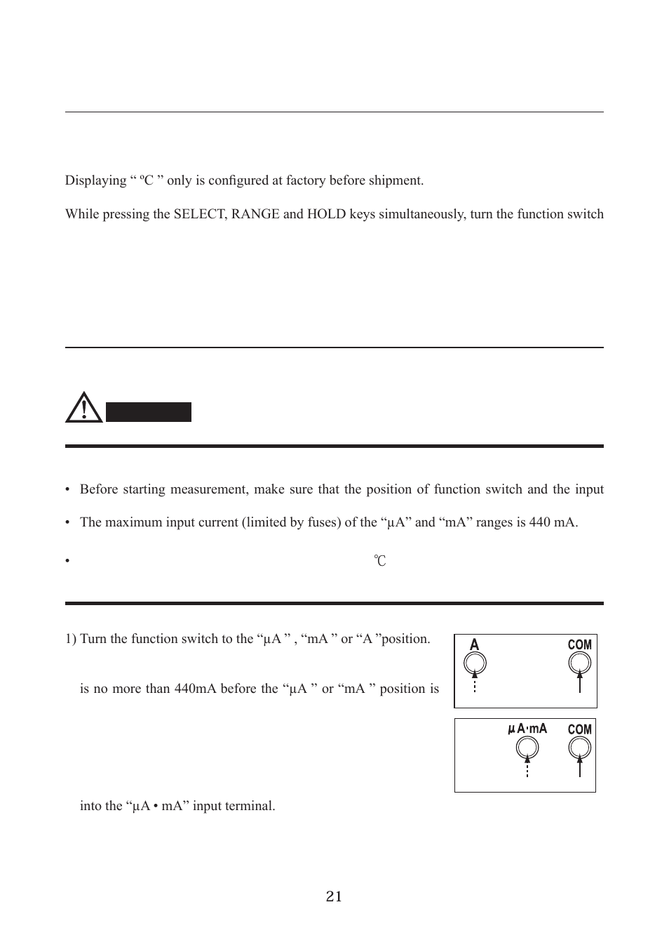 W arnin g | KYORITSU 1052 User Manual | Page 22 / 40