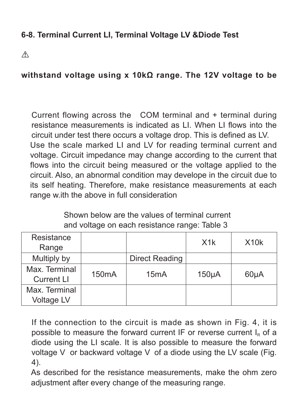 KYORITSU 1109S User Manual | Page 22 / 36