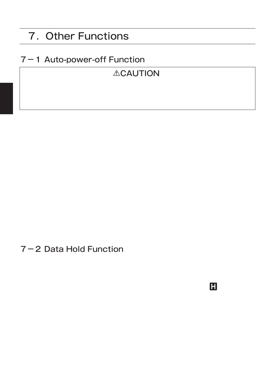 Other functions | KYORITSU 2009R User Manual | Page 26 / 33