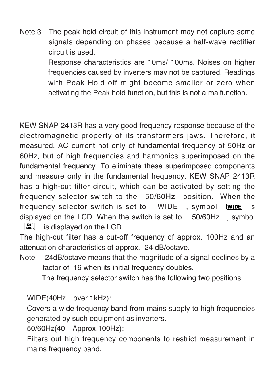 KYORITSU 2413R User Manual | Page 18 / 24