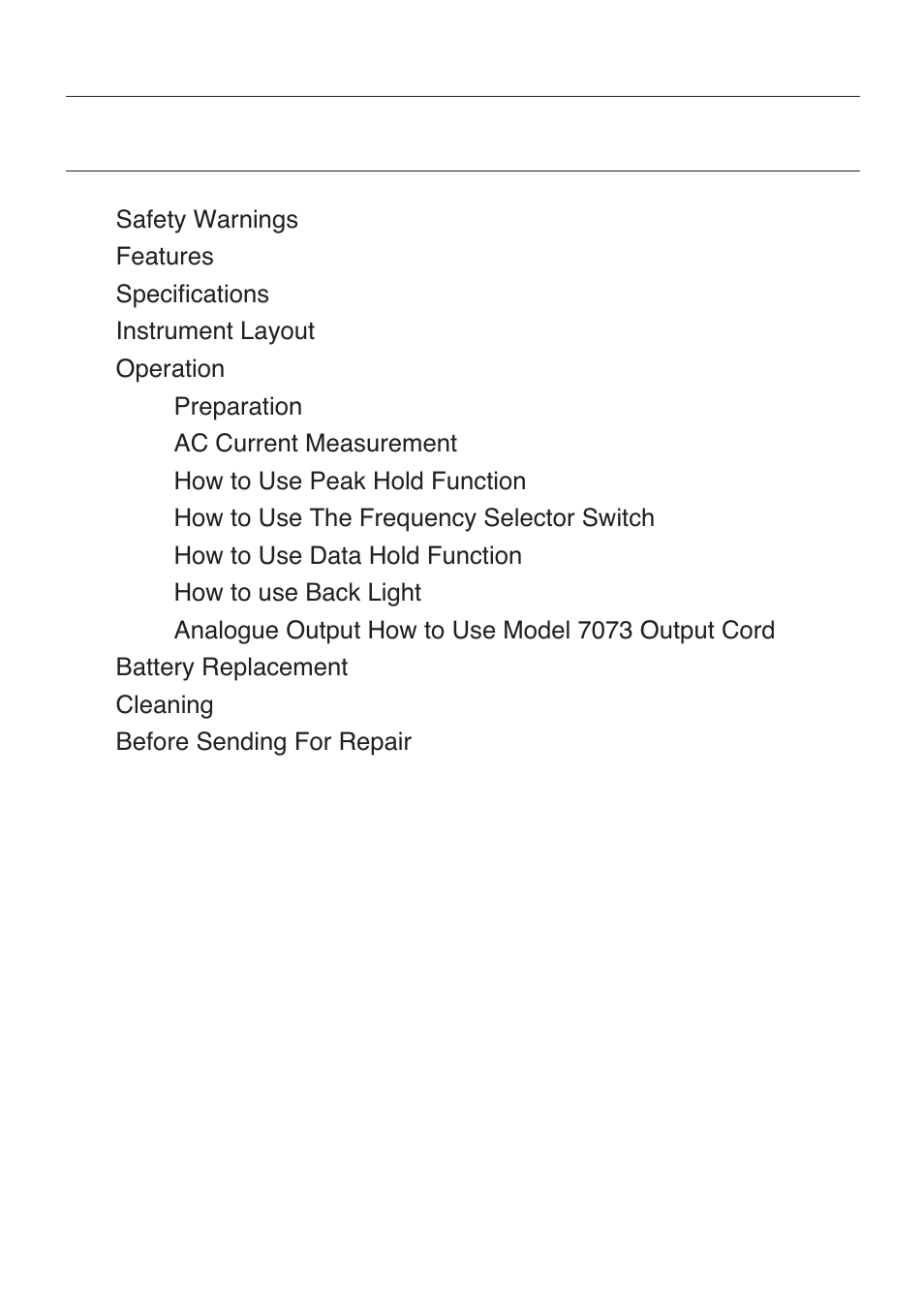 KYORITSU 2413R User Manual | Page 2 / 24