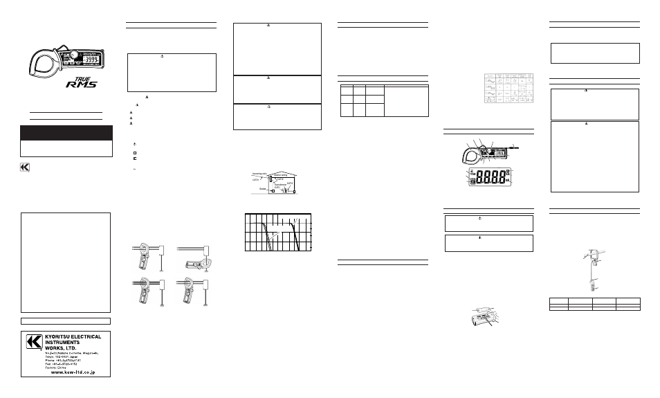 KYORITSU 2433R User Manual | 1 page