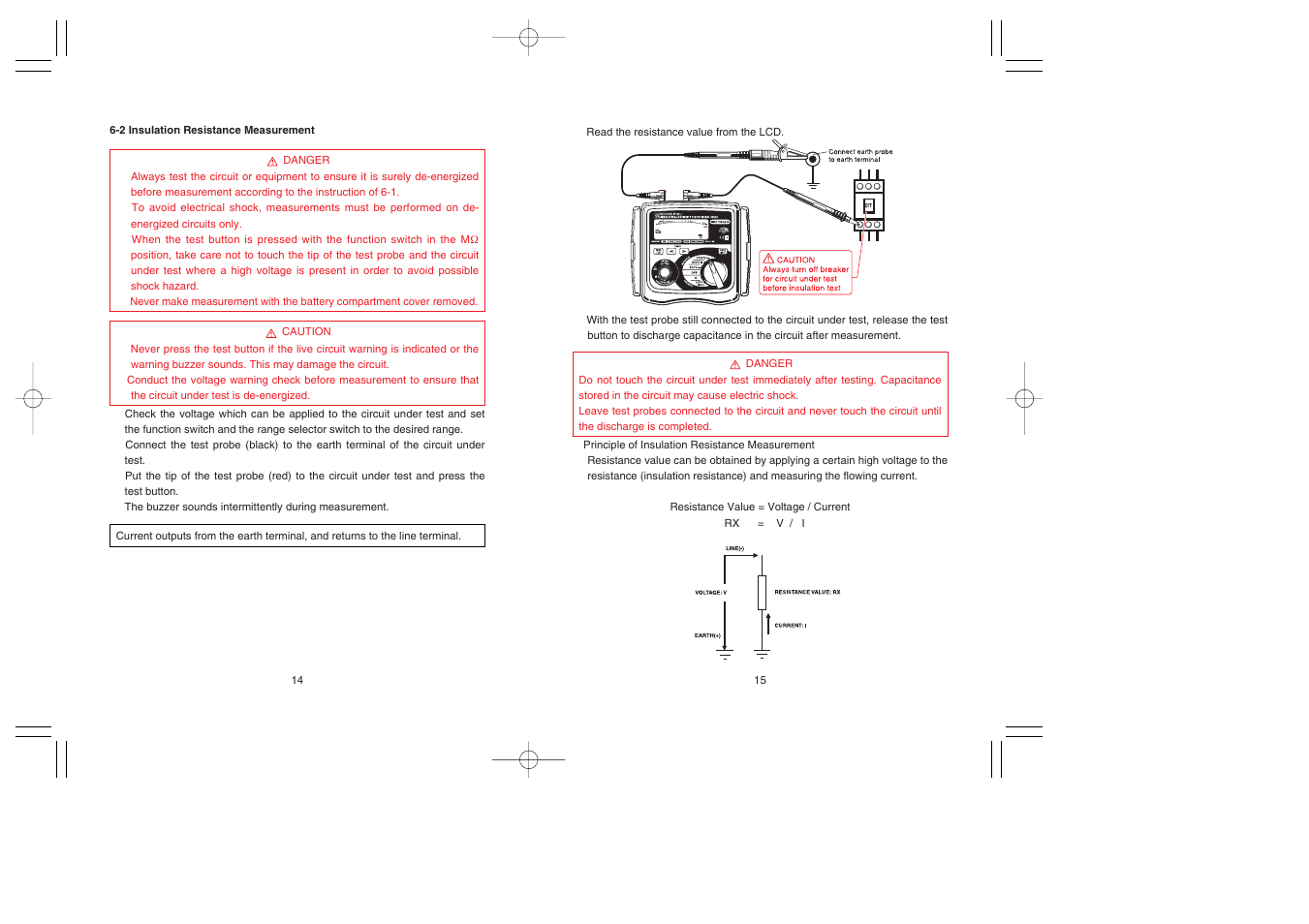 KYORITSU 3007A User Manual | Page 17 / 24