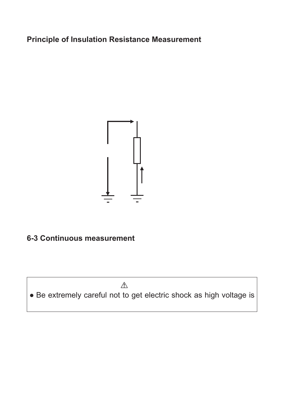 3 continuous measurement | KYORITSU 3126 User Manual | Page 18 / 28