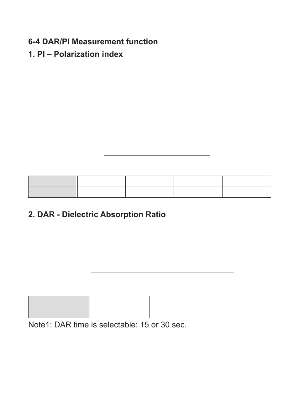 4 dar/pi measurement function | KYORITSU 3126 User Manual | Page 19 / 28