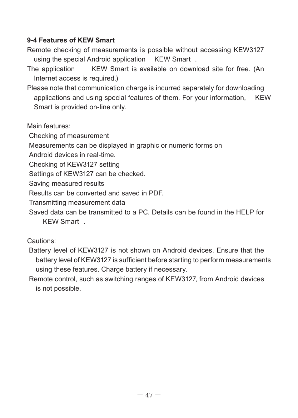 KYORITSU 3127 User Manual | Page 50 / 60
