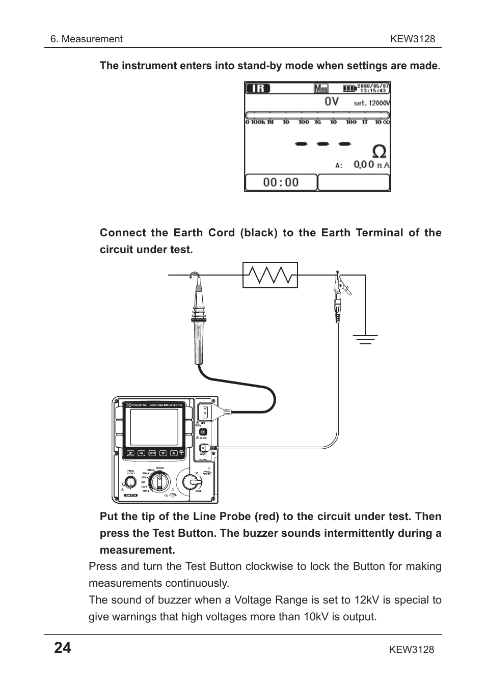 KYORITSU 3128 User Manual | Page 28 / 88