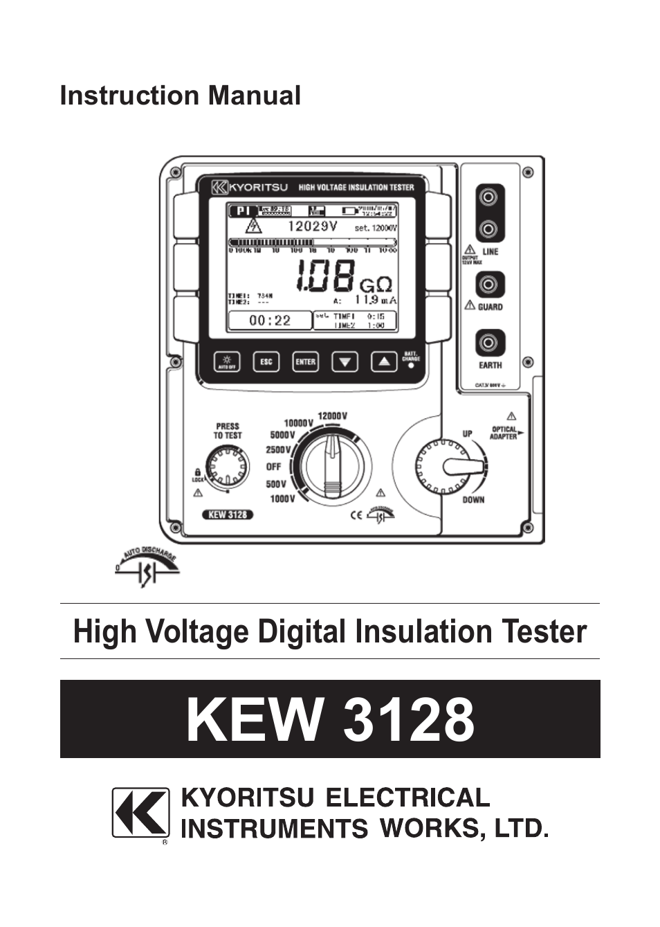 Kyoritsu-kew3128-eng090206-1.pdf, Kew 3128 | KYORITSU 3128 User Manual | Page 5 / 88