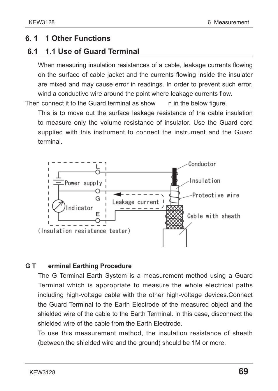 KYORITSU 3128 User Manual | Page 73 / 88