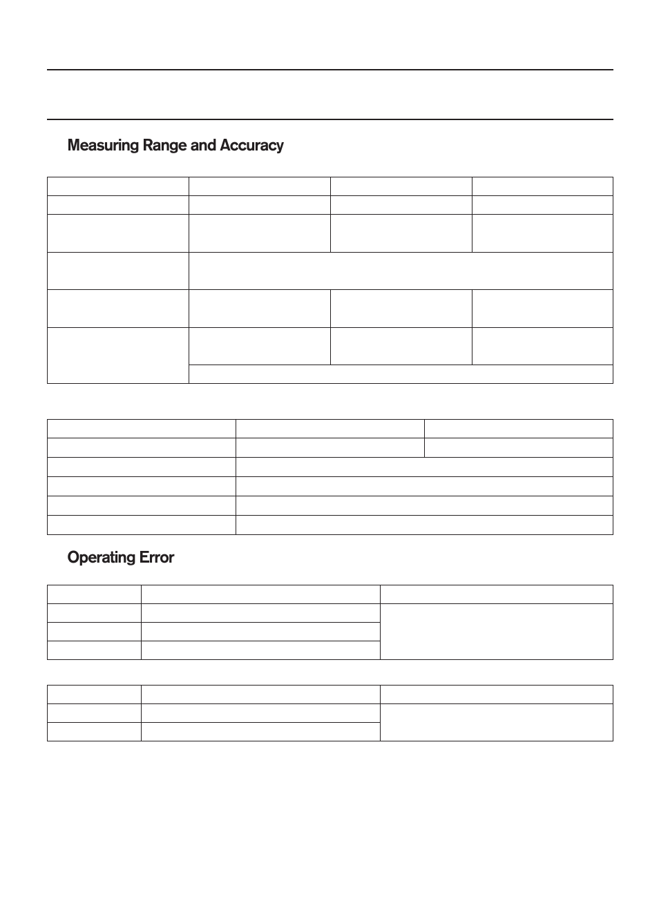 Specifications | KYORITSU 3131A User Manual | Page 6 / 20