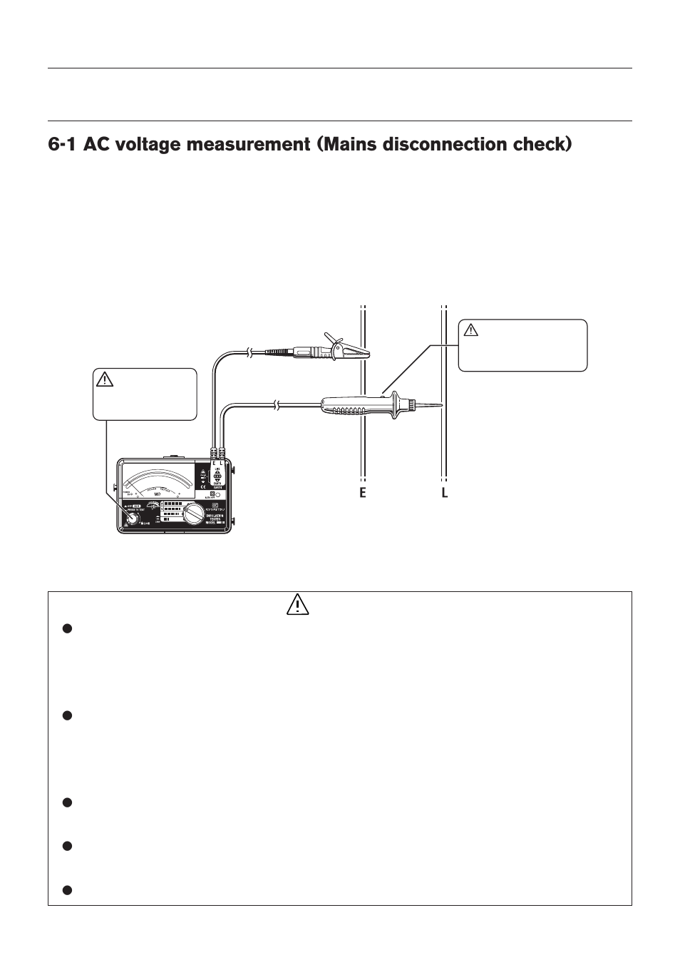6．measurement | KYORITSU 3161A User Manual | Page 13 / 24