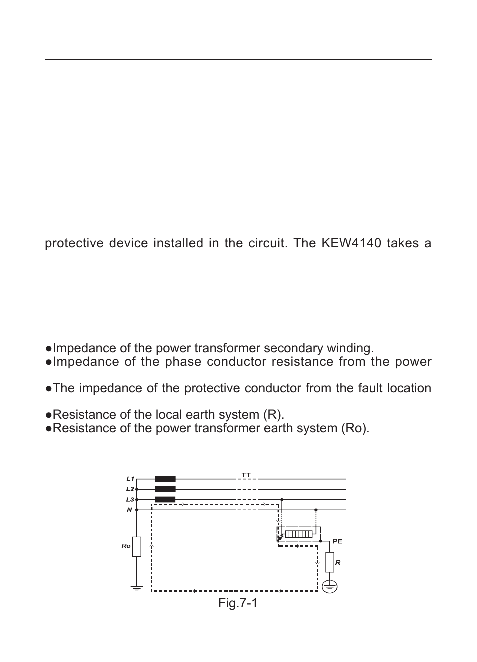 Loop/ psc/pfc test | KYORITSU 4140 User Manual | Page 14 / 32