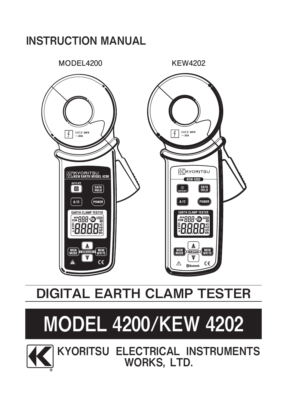KYORITSU 4202 User Manual | 24 pages