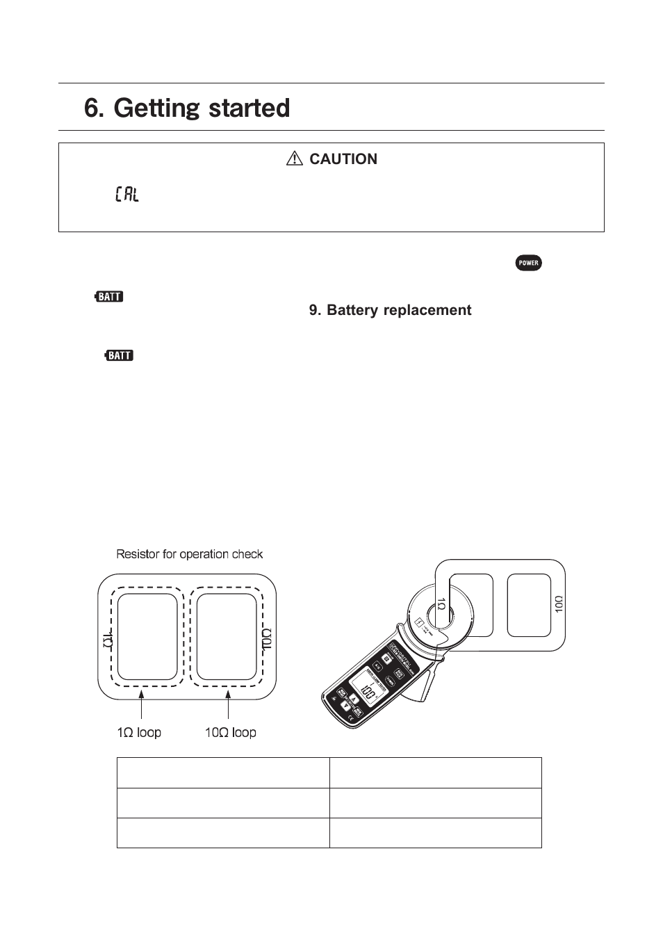 Getting started | KYORITSU 4202 User Manual | Page 11 / 24