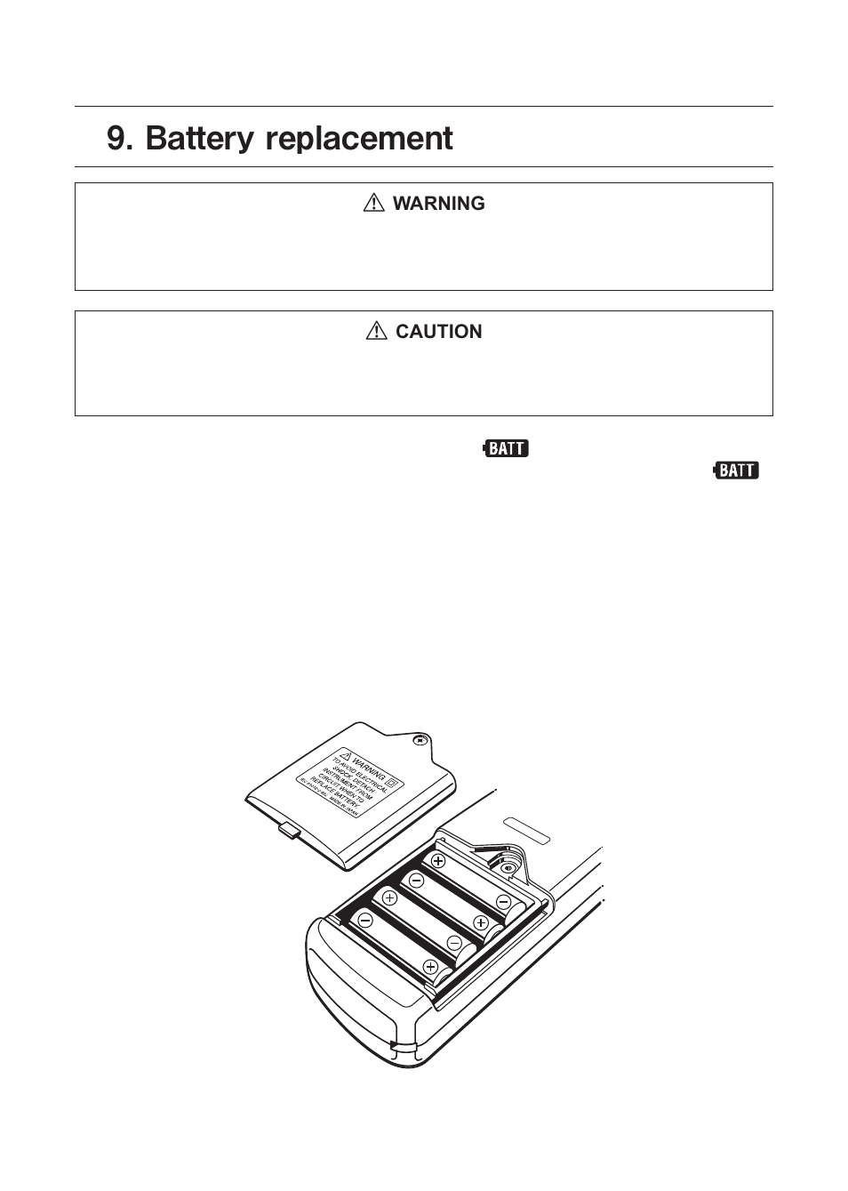 Battery replacement | KYORITSU 4202 User Manual | Page 19 / 24