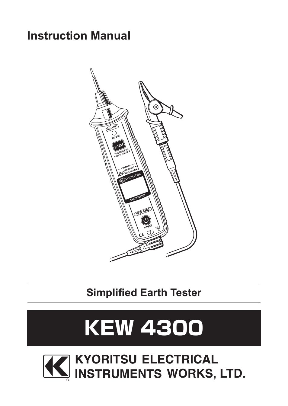 KYORITSU 4300 User Manual | 24 pages