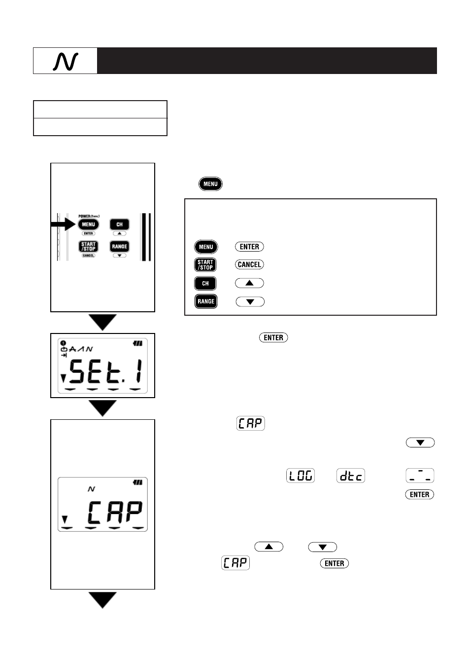 Capture recording mode: current set value of 15ma | KYORITSU 5000 Instruction Manual User Manual | Page 25 / 44