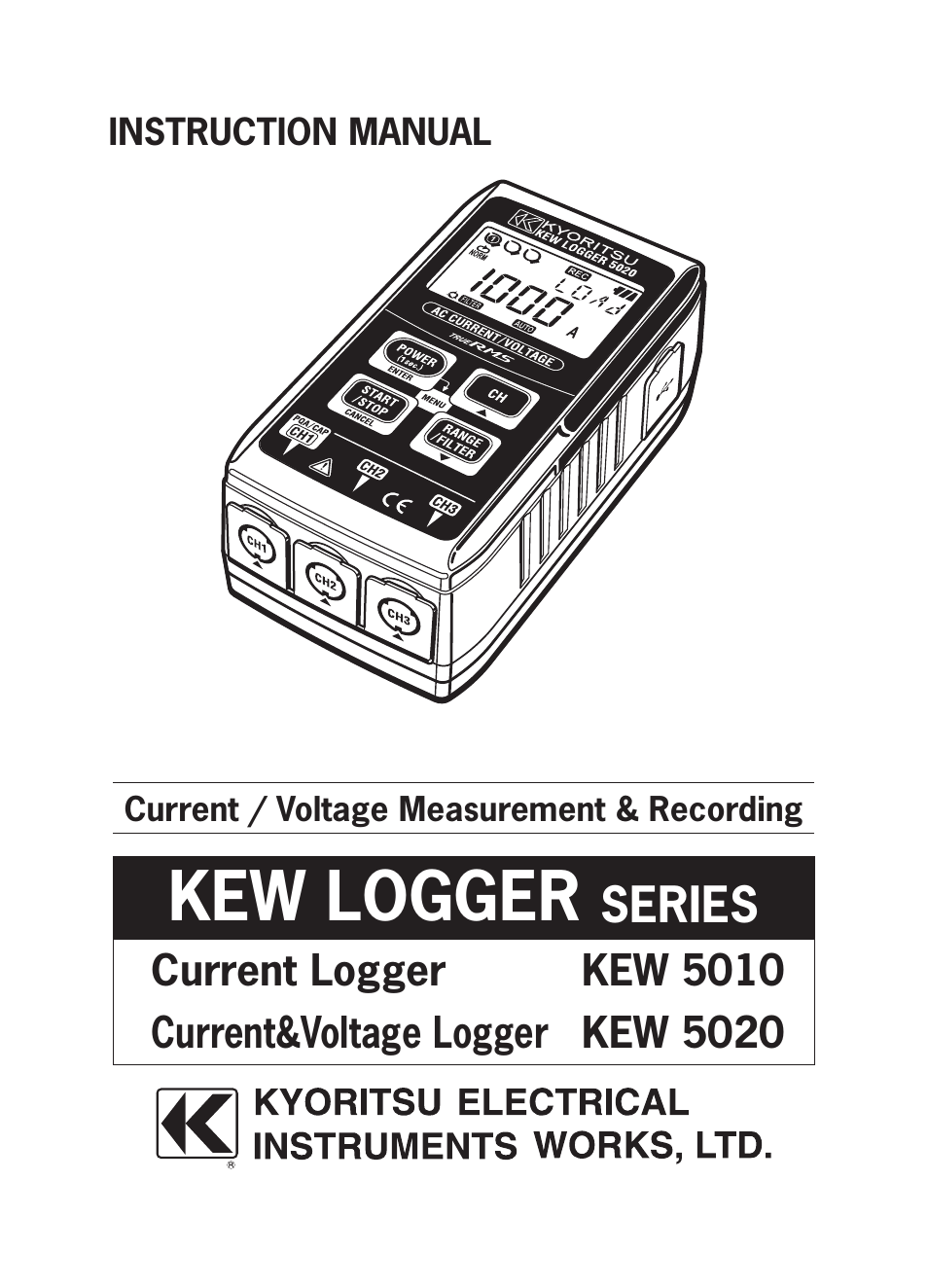 KYORITSU 5020 Instruction Manual User Manual | 56 pages