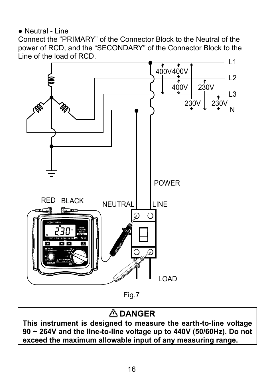 KYORITSU 5410 User Manual | Page 18 / 24