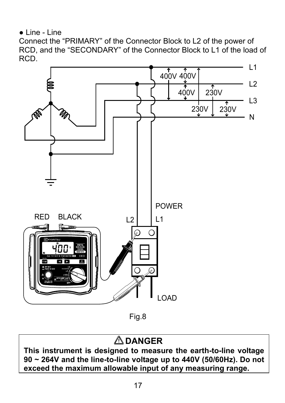 KYORITSU 5410 User Manual | Page 19 / 24