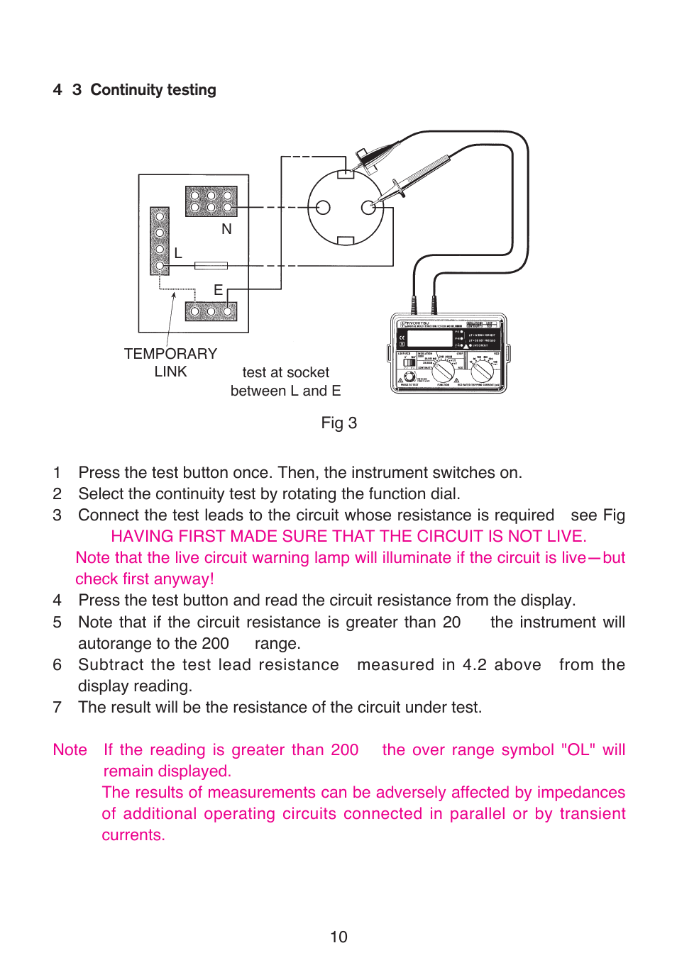 KYORITSU 6010A User Manual | Page 12 / 32