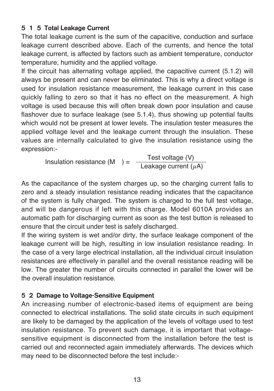 KYORITSU 6010A User Manual | Page 15 / 32