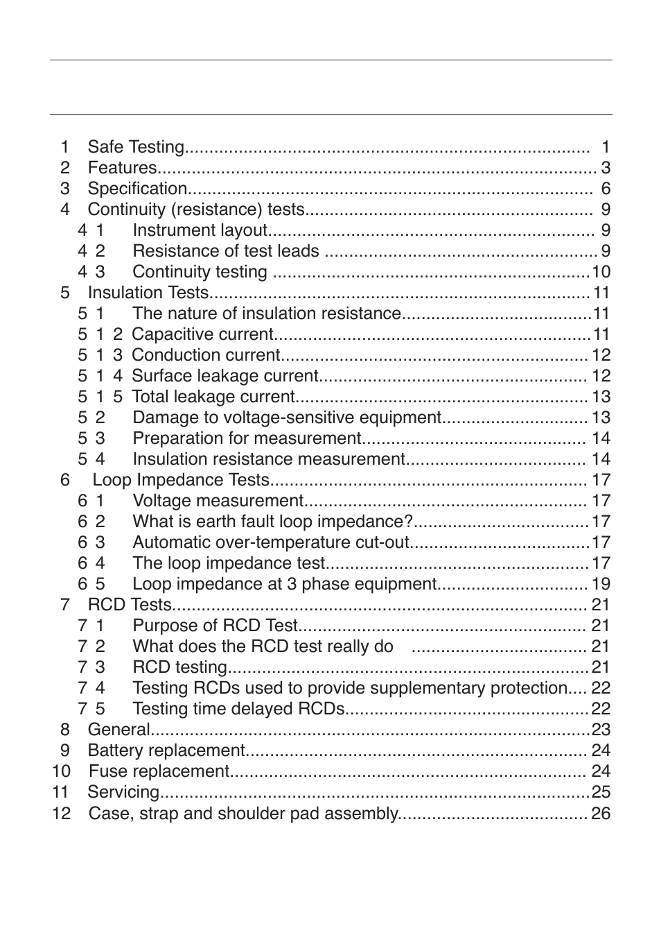 KYORITSU 6010A User Manual | Page 2 / 32