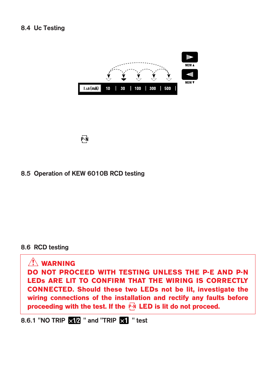 KYORITSU 6010B User Manual | Page 25 / 36