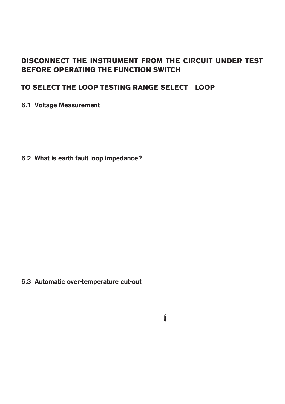 Loop impedance tests | KYORITSU 6011A User Manual | Page 20 / 32