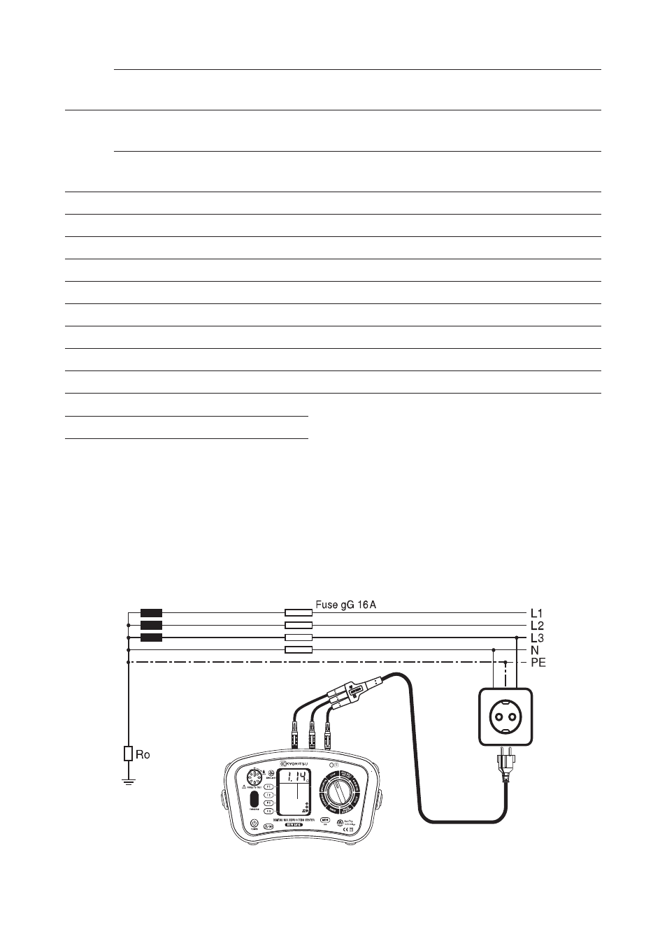 KYORITSU 6016 User Manual | Page 33 / 60