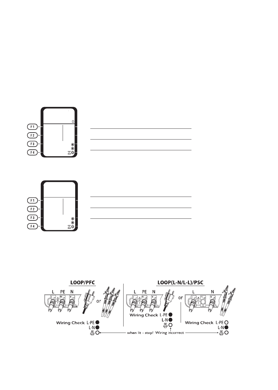 Operating instructions for loop and psc/pfc, Fig.27, Fig.28 fig.29 | KYORITSU 6016 User Manual | Page 35 / 60