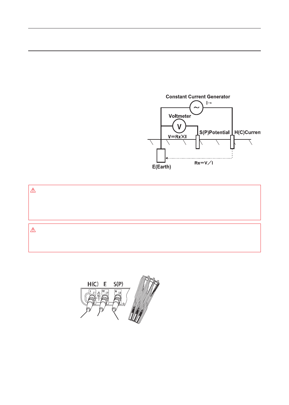 Earth tests, 1 principles of earth measurement, 2 earth resistance measurement | KYORITSU 6016 User Manual | Page 46 / 60