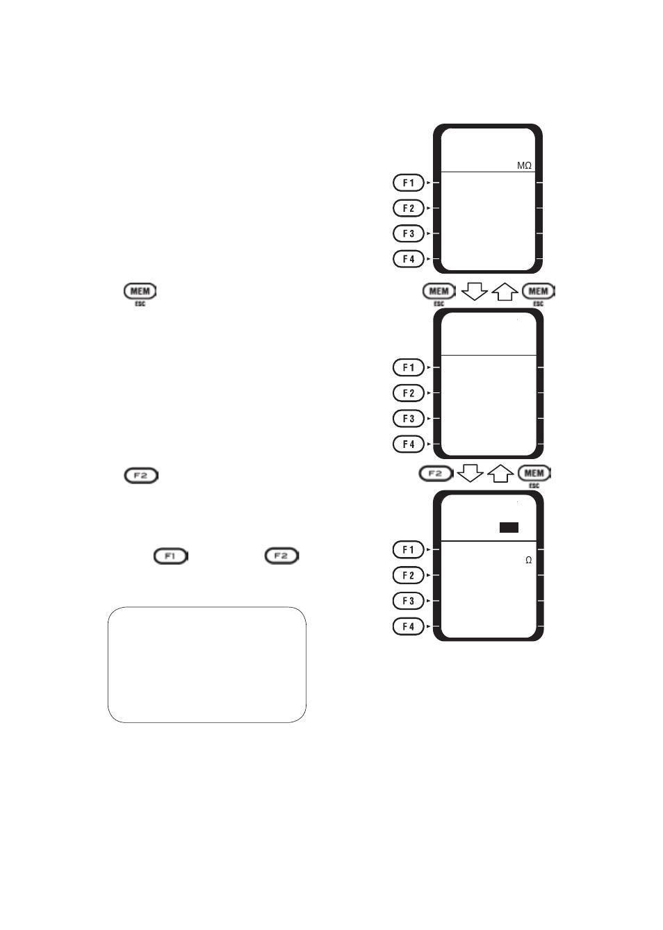 2 recall the saved data | KYORITSU 6016 User Manual | Page 52 / 60