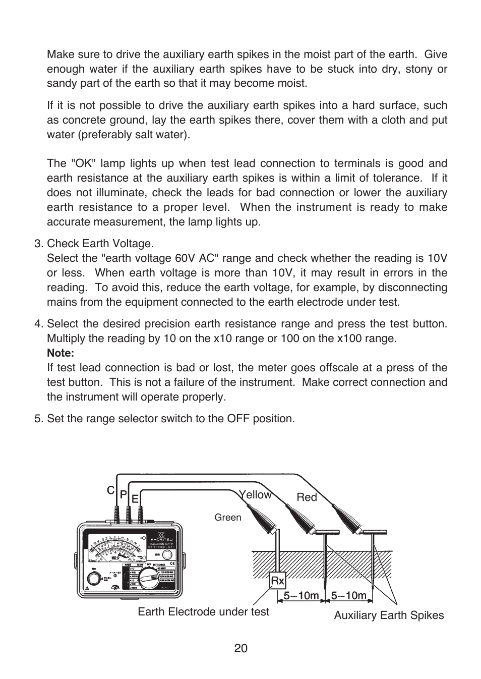 KYORITSU 6017 User Manual | Page 22 / 32