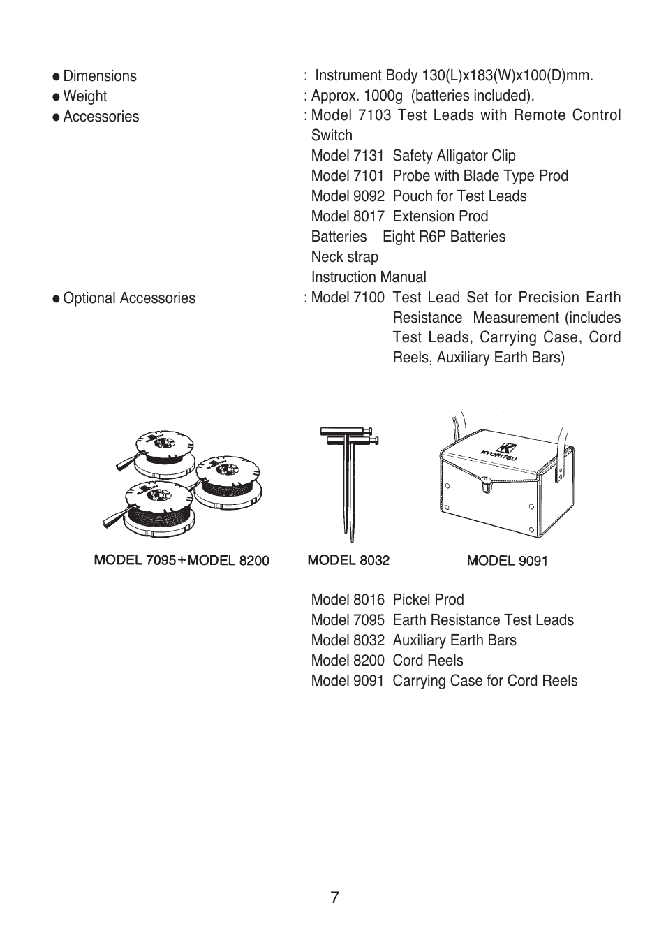KYORITSU 6017 User Manual | Page 9 / 32