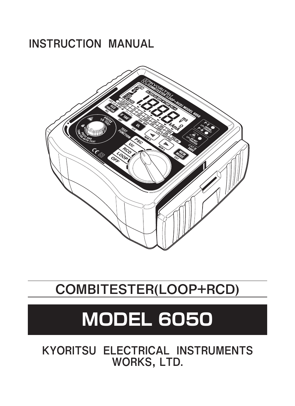 KYORITSU 6050 User Manual | 32 pages