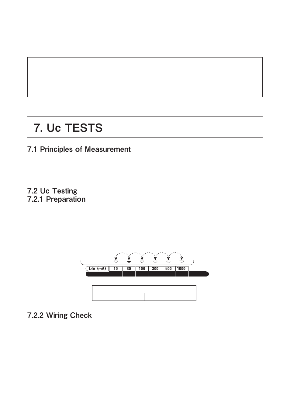 Uc tests | KYORITSU 6050 User Manual | Page 26 / 32