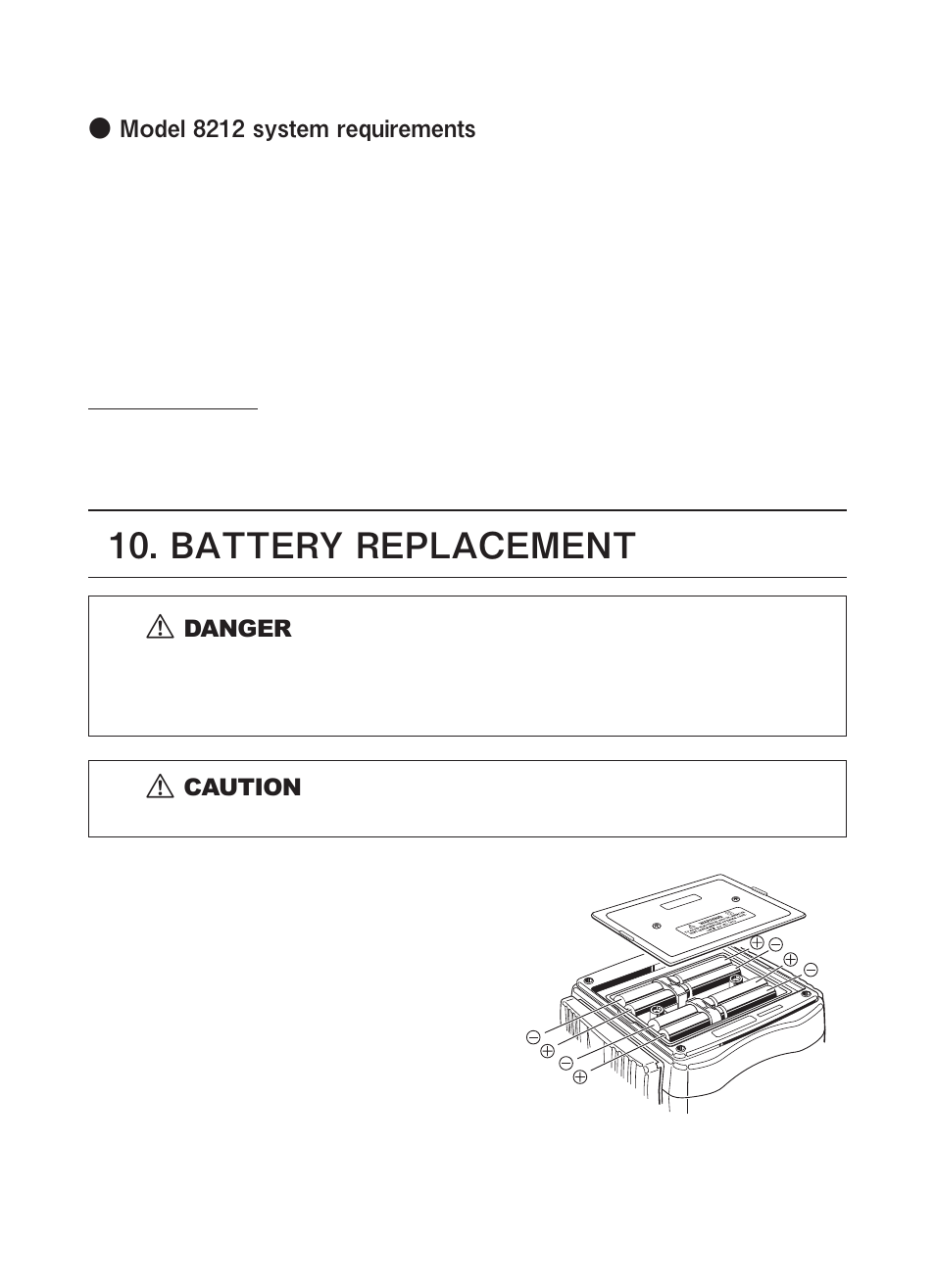 Battery replacement | KYORITSU 6050 User Manual | Page 30 / 32